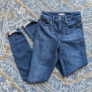 Good American Dark Blue Skinny Jeans Size 2 / 26 Like New